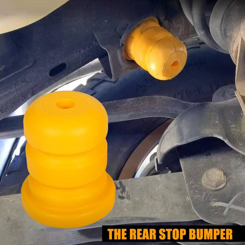Two Control Arm Bumpers and Two Control Rear Axle Bumpers Replace 15153958 905-208 15039397 Compatible with Chevy Suburban Avalanche GMC Yukon Bump stopo