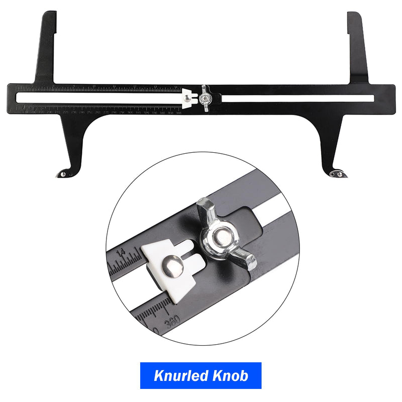 Brake Measuring Tool/Brake Resetting Gauge - Brake Reset Instrument Tool for Rear Drum Brake Lining, Parking, Rotor Reset, Measurement and Adjustment