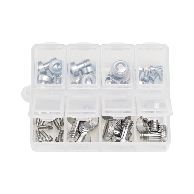 SMALLRIG Camera Screws Stainless Steel Screw Set 35 Pcs (1/4"-20, 3/8"-16, M2.5, M3), Suitable for Cameras, Cages, Handles, with Portable Storage Case - 6389