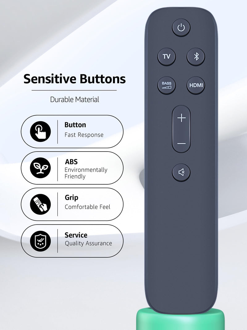 New Replacement Soundbar Remote Control for JBL Bar 5.1 Surround Sound Bar System JBL2GBAR51IMBLKAM, for 2.1 Deep Bass (MK2)