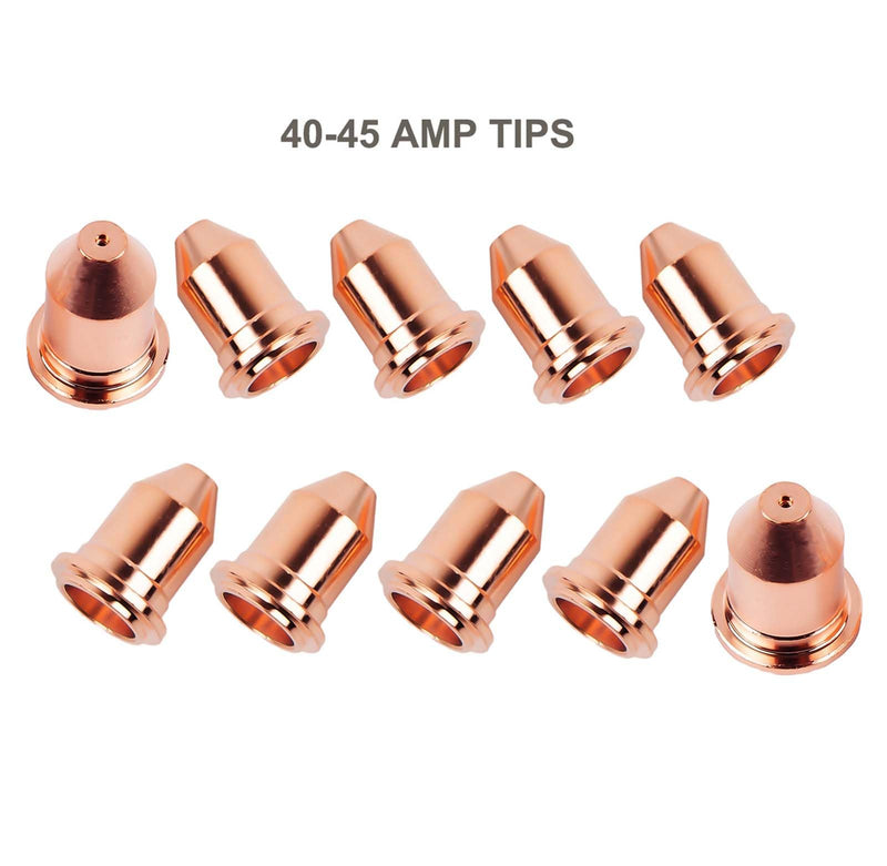 Plasma Cutter Consumable Kit for Harbor Freight Titanium 45,Tips&Electrode 56811 56255,45Amp (10Tips+10Electrodes,PK-20) 56811+56255