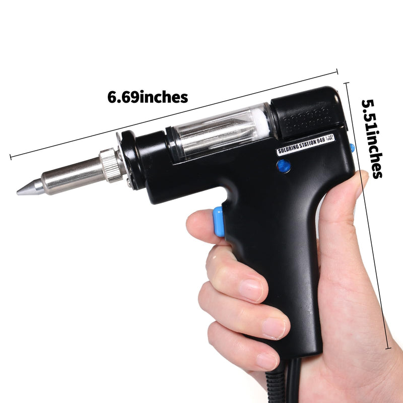 YIHUA #948G Replacement Desoldering Suction Gun Handpiece/Handle for Yihua 948 and 948-II Soldering Station