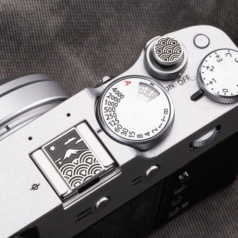 Camera hot Shoe Cover for Fuji x100vi/ x100f/ xt5 (YH hot Shoe Cover and Botton) YH hot shoe cover and botton