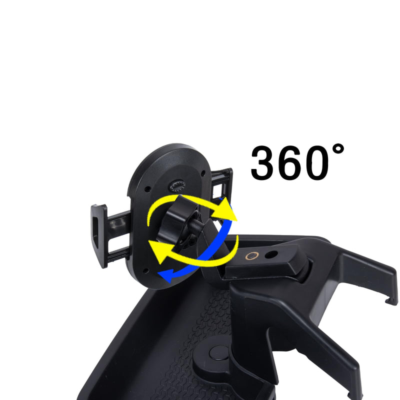 Phone Holder Mount Compatible with 2011-2018 Jeep Wrangler JK JKU Dash Multi-Mount Phone Kit with Storage Box Interior Accessories Wrangler 2011-2017
