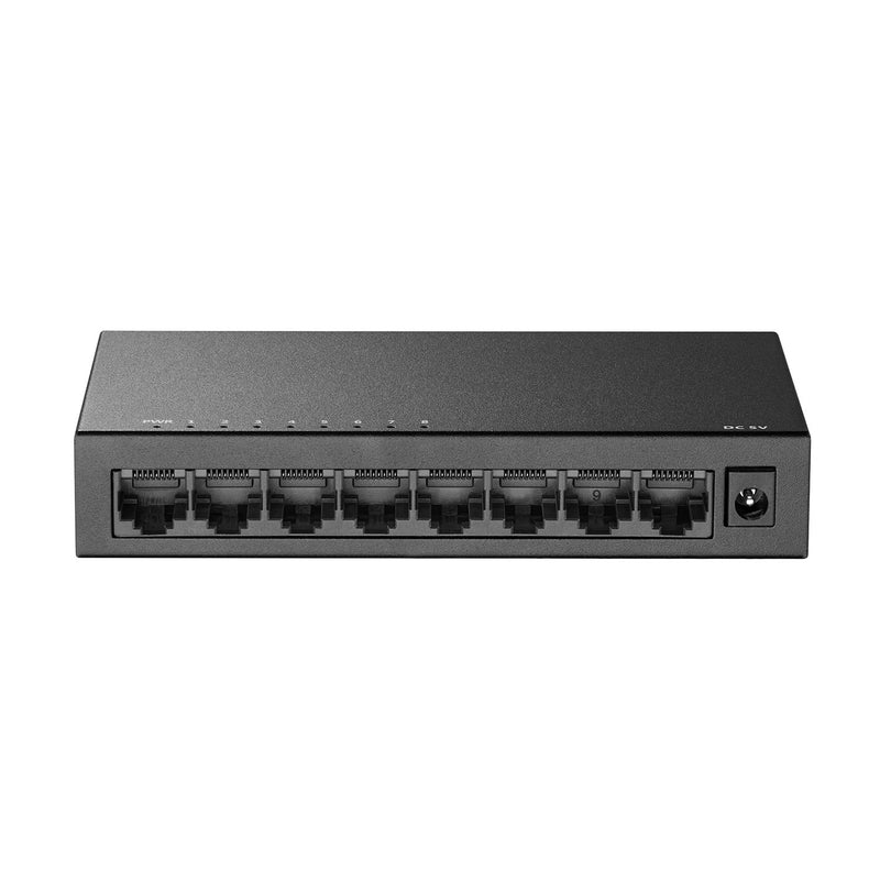 MokerLink 8 Port Gigabit Unmanaged Ethernet Switch, 8 x 100/1000Mbps Ports, Home Office Network Hub Splitter, Metal Desktop & Wall Mount Network Switch 8x1G