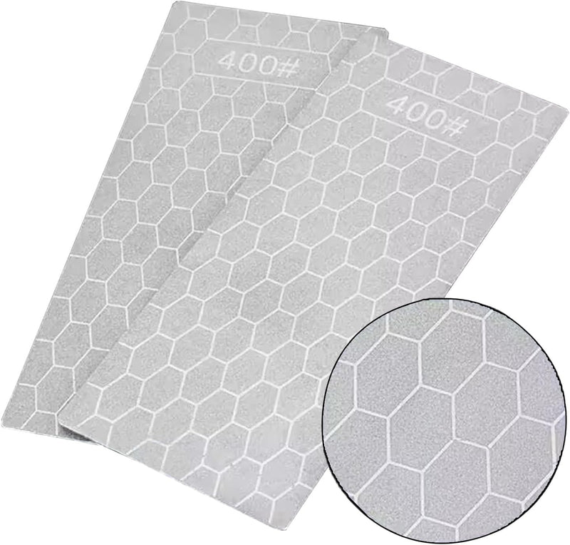 Diamond Sharpening Stone for 6 PCS Diamond Plate Honing Stone for Kitchen Sharpening Dull Knives Grindstone (SET-A) SET-E