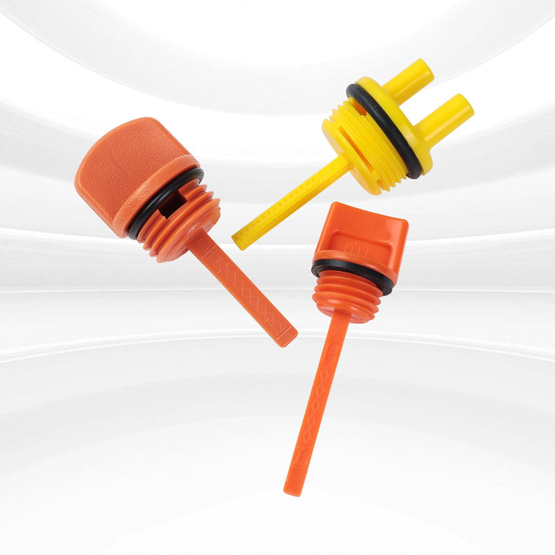 WOTIAN Oil Filler Cap Assembly Compatible with Predator Firman Champion 389cc 420cc 439cc 459cc Oil Dipstick 3 Sizes(M20*2pcs + M26*2pcs + M30*2pcs) 389cc/420cc/439cc