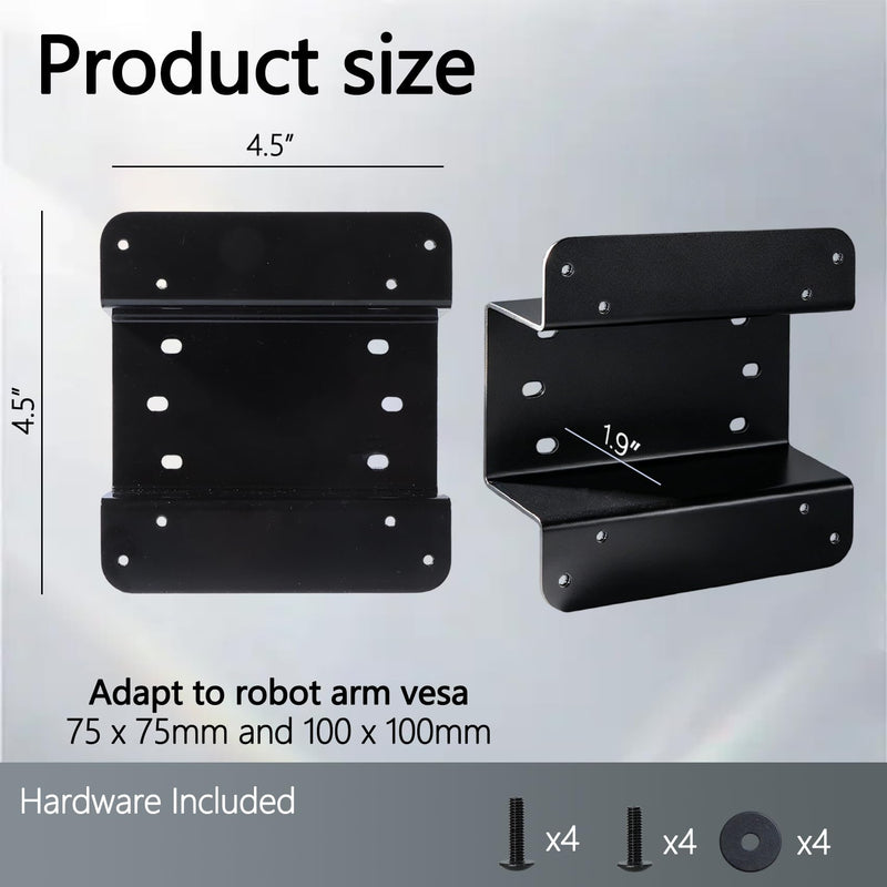 CJ890 VESA Mount Adapter is Compatible with Samsung 43"CJ890 Series Monitor | ( Fits C43J890DKN , LC43J890DKNXZA , LC43J890DKCXXF ) - 75x75 to 100x100 Wall Mount Bracke