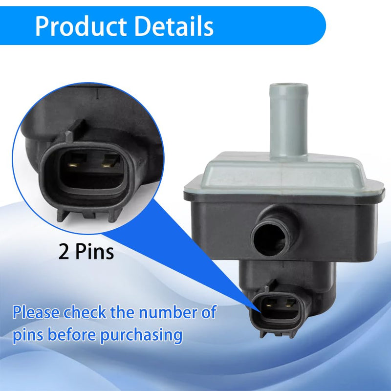 136200-7350 Vaccum Switch Solenoid Valve Compatible with Toyota Corolla Highlan-der Taco-ma Lex-us RX350 SCION FR-S IM 2014-2020 90910-12283