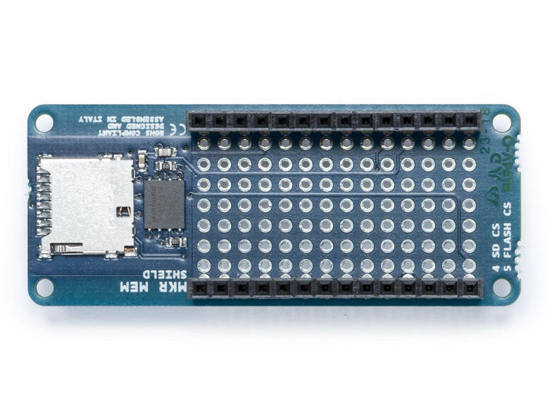 Arduino MKR MEM Shield [ASX00008] – Memory Expansion Shield for Arduino MKR Boards | Add SRAM, Flash, & EEPROM Storage for IoT & Data Logging Projects