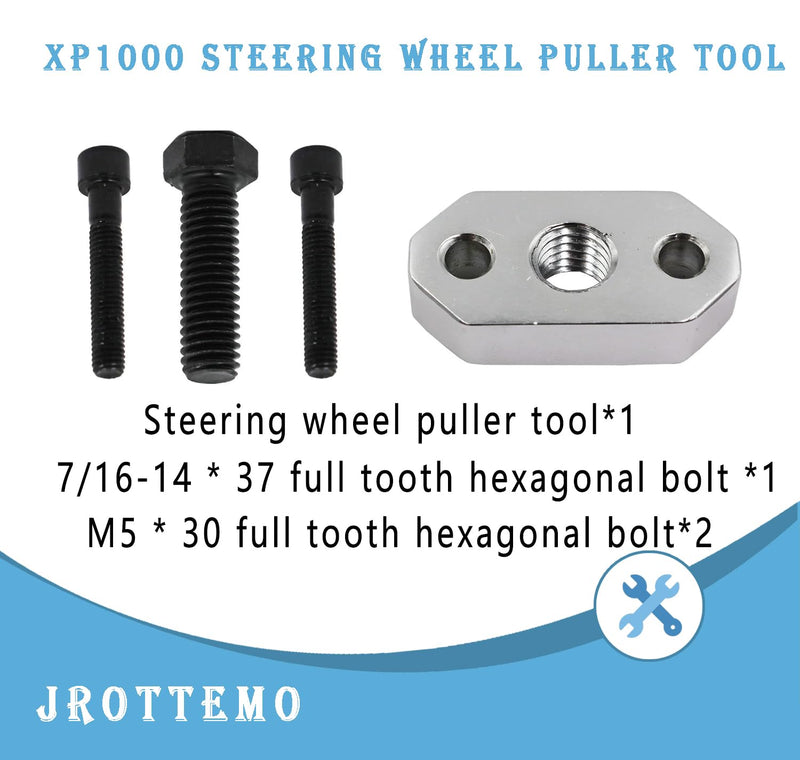 XP1000 Steering Wheel Puller Tool Compatible with Polaris RZR XP/XP4 1000 2014-2025/RZR 900 Trail 2015-2020/RZR & More Models