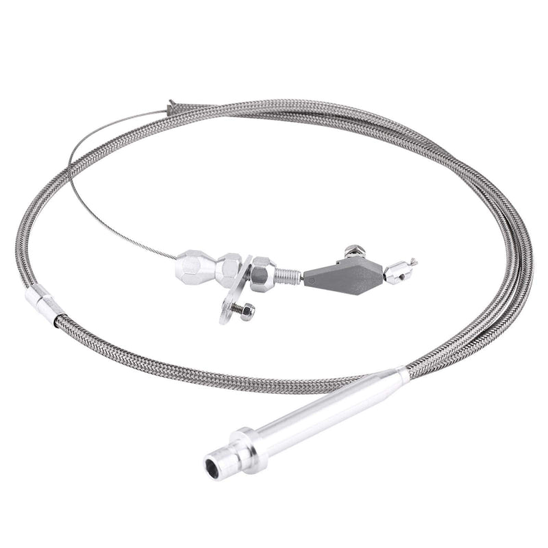 For TH350 Stainless Steel Braided Kick Down Cable Detent Kickdown