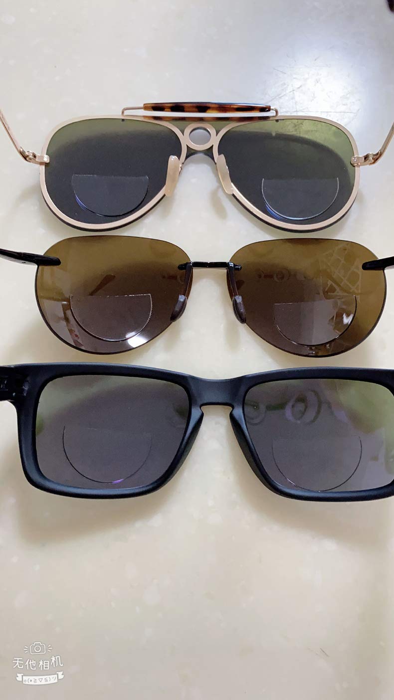 WENDA 4 Pack, +1.50 Great View Reusable Stick-On Bifocal Lenses Reader Magnifying Adhesive Reading Lens Sticker Sport Sunglass Safety Glasses Magnifier Add On Goggles (4 Pack, +1.5)
