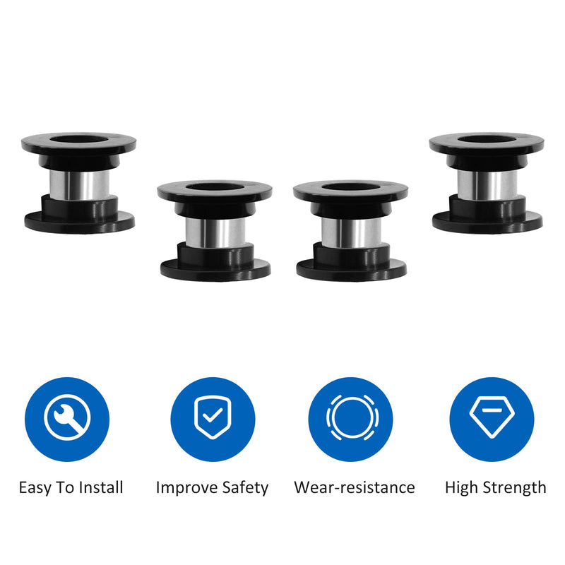 8 Pieces Shock Bushing 4 Pieces Bearing Sleeve Kits 0604-310 0403-028 for Arctic Cat 250 300 375 400 500 650 700 Bearcat 454