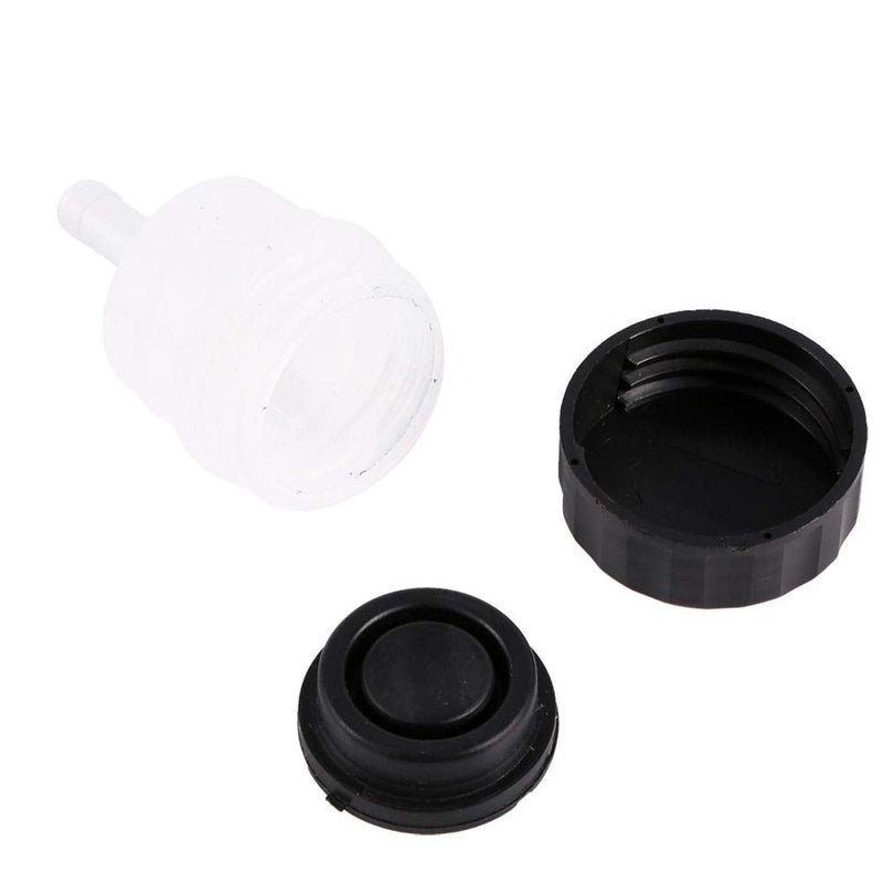 Motorcycle Rear Brake Reservoir - Universal Foot Rear Brake Master Cylinder Tank Oil Cup Fluid Bottle Reservoir