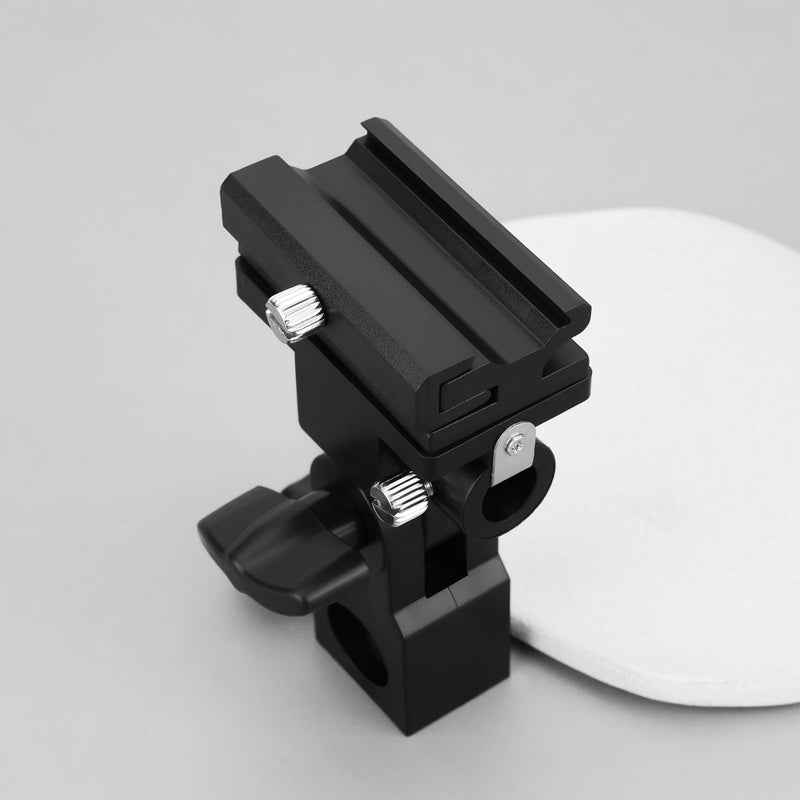 SING F LTD 2pcs Flash Hot Shoe Umbrella Bracket 1/4 in Thread Compatible with Most Photographic Equipment