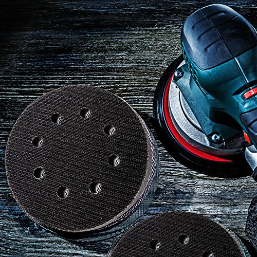 10 Pack 5 Inch 8 Holes Foam Sanding Pads for Orbital Sander