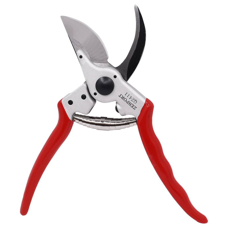 Zenport QZ411 Narrow Head Professional Pruner, 1-Inch Cut, 8.25-Inch Long