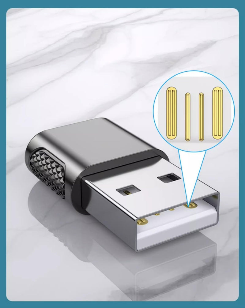 USB-A to Type-C Adapter, Zinc Alloy, USB 3.0 Male to USB-C Female Converter for Charging and Data Transfer (2 Pack)