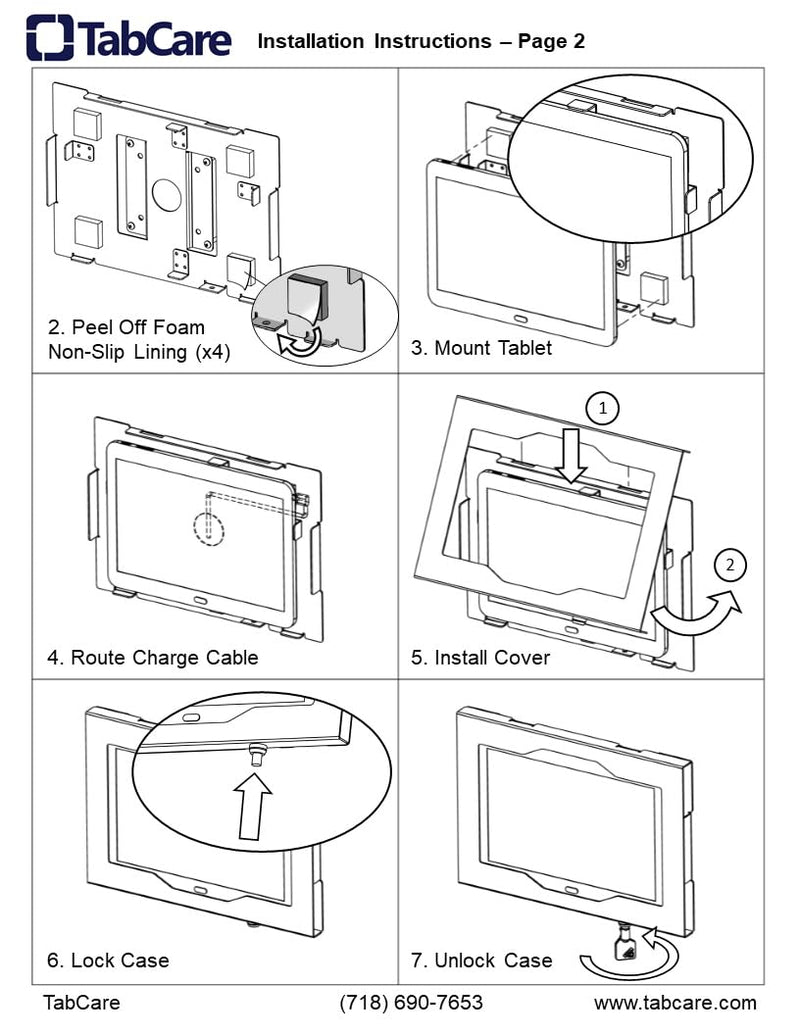 TABcare Locking Security Metal Case for Apple iPad 10 10.9" 2022, iPad 11" 2025 Tablet for Kiosk, POS, Store, Show Display (Black) Black iPad 10 10.9" iPad 11