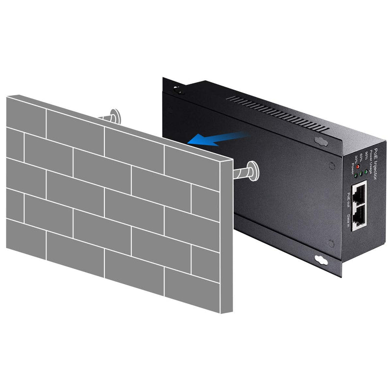 Cudy 90 Watts Gigabit PoE++ Injector, 10/100/1000Mbps PoE Adapter, 90W / 60W / 30W / 15.4W PoE Power Budget, PoE/PoE+ / PoE++ Adapter, IEEE 802.3af / 802.3at / 802.3bt Compliant, 48V ~ 52V (POE350)