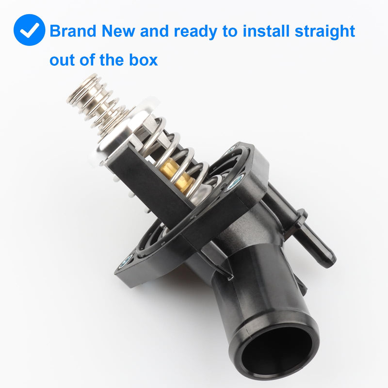 Thermostat Housing Assembly, Replace 902-2090, 815-207, 15-11125 Compatible with Cadillac Chevy GMC 4.3 5.3 5.3L 6.2L - 2014-2018 Silverado 1500 Sierra 1500, 2015-2020 Suburban Tahoe Yukon Escalade