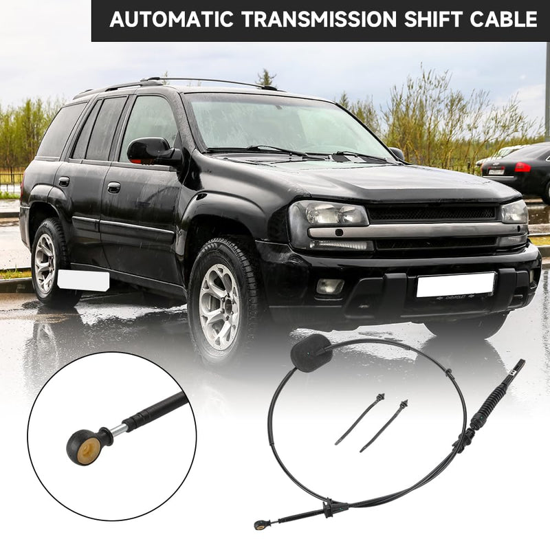 Automatic Transmission Control Lever Cable/Gear Shifter Cable - Compatible for Chevrolet Trailblazer, for GMC Envoy, for Buick Rainier, for Oldsmobile Bravada - Replace Part 15785087