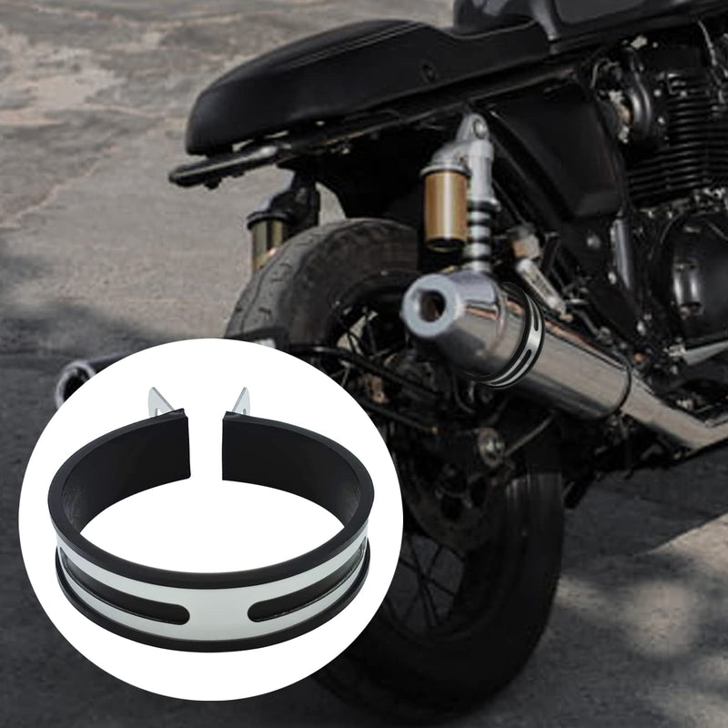 Universal Half Round Motorcycle Exhaust Clip Exhaust Muffler Pipe Bracket Hanger Muffler Pipe Bracket Suitable for Most Motorcycles