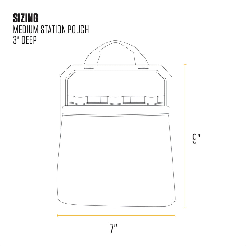 Carhartt Station Tool Pouches, Durable Organizer, Compatible with All Station Tool Bags, Medium