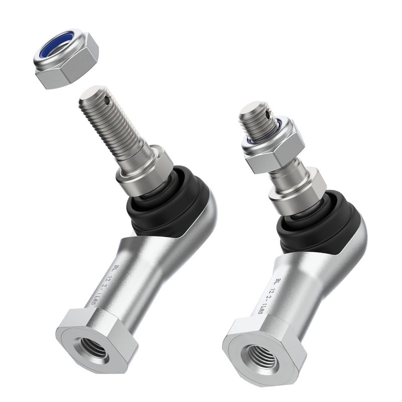 10L0L Outer Tie Rod End for Yamaha G22, G27, G29 Drive Gas and Electric Golf Cart 2003-Up, 2 Packs Ball Joint Kit, Replace OEM JU0-F3841-00, JU0-F3841-00-00