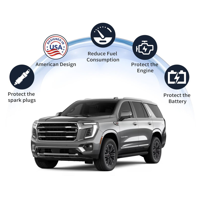 Auto Start Stop Eliminator for GMC 2021-2026 Yukon | 2021-2026 Chevy Tahoe | Suburban Turn Off Idle Engine System Start Stop Disable Plug Play No Error Accessories