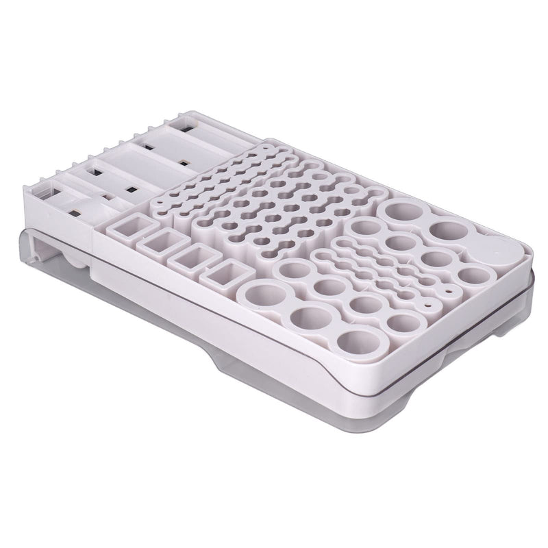 Battery Organizer Storage Box with Tester,Clear Lid Battery Organizer Storage Case Holder Holds 93 Batteries Battery Storage Box Battery Carrying Case（Batteries are Not Included）
