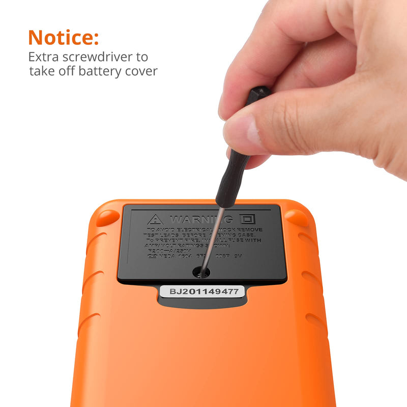 Proster LCR Meter - Capacitance Resistance Inductance Digital LCR Multimeter with LCD Over-Range Display Yellow