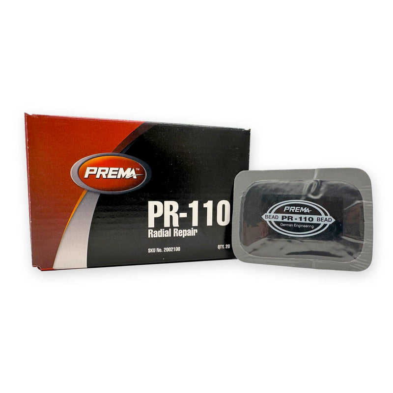 PREMA PR-110 Radial Tire Patches - 3.25 x 2.25 inch Vulcanizing Tire Patches - 20 Per Box - Passenger Tire and Truck Tire Repair Patches 3.25" x 2.25", Qty 20