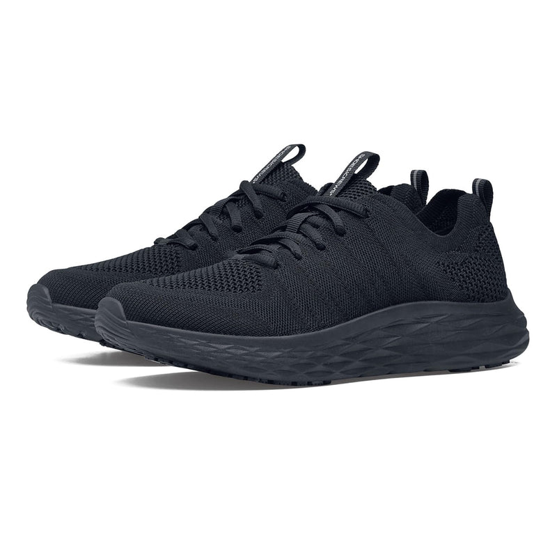Shoes for Crews Women's Slip-Resistant Work Sneakers – Comfortable, Non-Slip Work Shoes for Women in Food Service, Healthcare, Hospitality - Everlight 7.5 Black