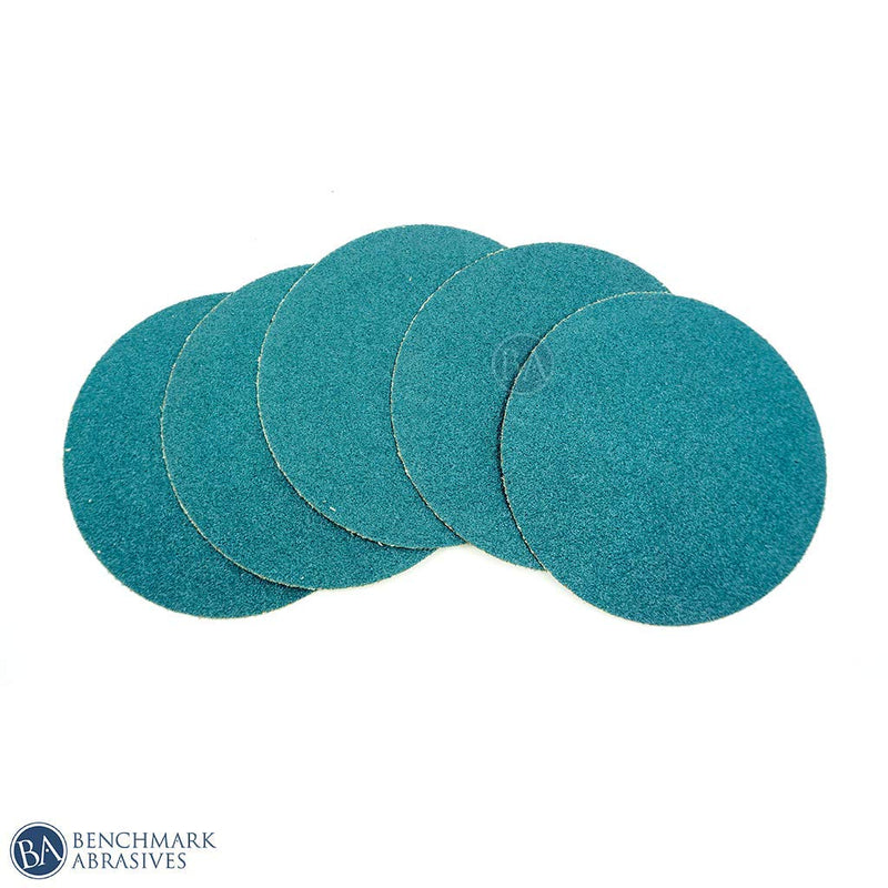 Benchmark Abrasives PSA No Hole 12 Inch Sanding Discs Adhesive Back with Zirconia Grains Automotive DA Orbital Sander Sandpaper - 12 Inch Sanding Disc - Surface Blending (5 Pack), 80 Grit