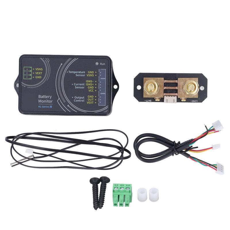 Battery Monitor, Bluetooth Battery Capacity Tester, 100A 0‑120V Voltmeter Ammeter Testing Tool, Battery Multimeter for Measuring Volt Ampere, Power, Capacity, Time, Watt Hour