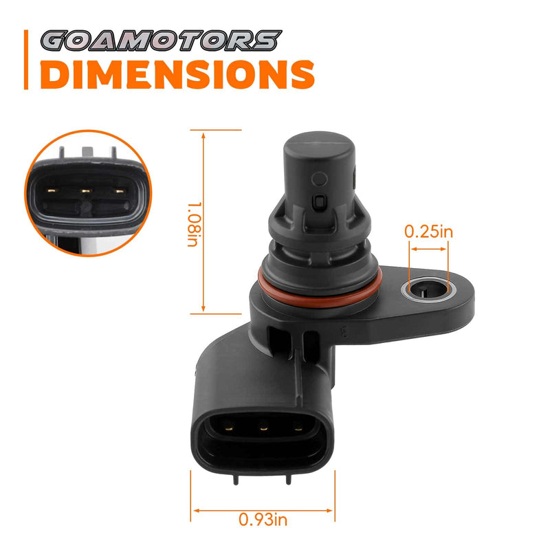2PCS 39350-2E200 Engine Camshaft Position Sensor Fit for Hyundai 2.0L Elantra 2017-2020 Kona 2018-2021 Veloster 2019-2021 Elantra GT 2018-2020 for Kia Forte 2017-2020 Forte5 2017-2018