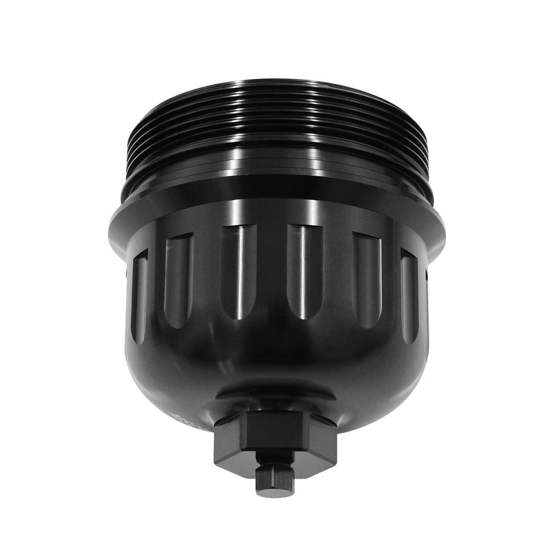 Billet Fuel Filter Housing Cap Compatible with 2017-2019 Chevy/GMC 6.6L L5P Duramax Diesel 134001 2500HD 3500HD (without TP1015 fuel filter) without TP1015 fuel filter