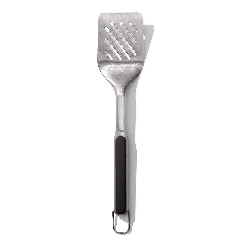 OXO Good Grips Grilling Tools, 3pc Set-Tongs, Turner Rest, Black 3pc Set - Tongs, Turner and Tool Rest