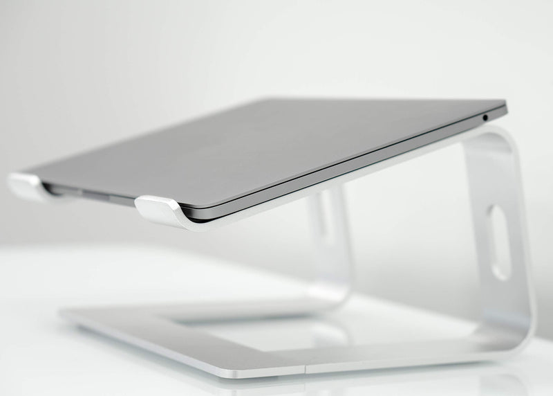 Elevate - Stand for MacBook or PC Laptop. Take It Apart and Take It Anywhere with You. Aluminum Built Keeps Laptop Cool with Plenty of Open Space for Air Flow