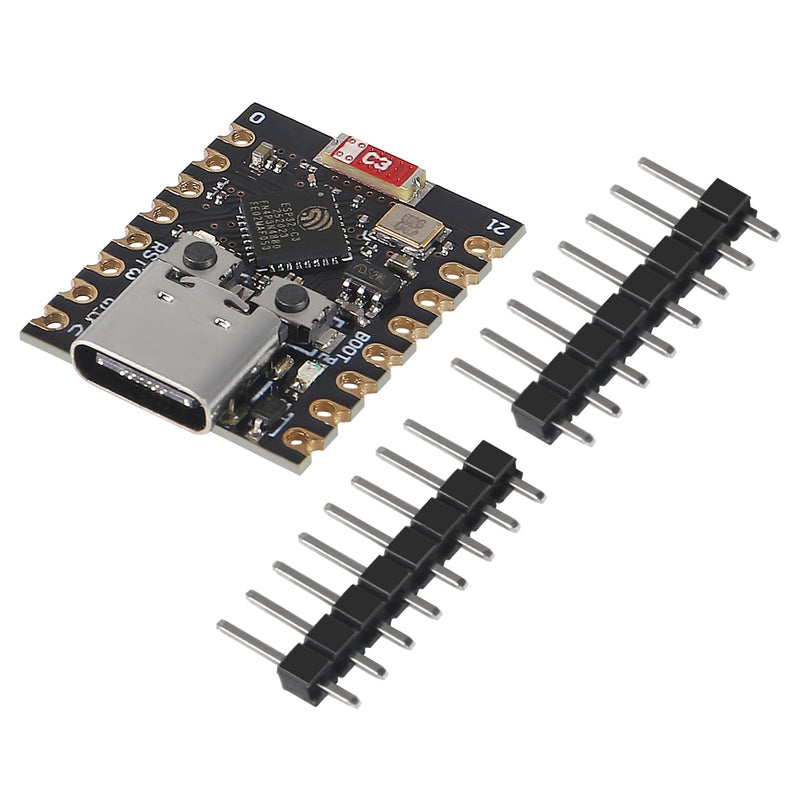 AITRIP ESP32-C3 Mini Development Board, 4MB Flash Core Board RISC-V 32-bit CPU, 160MHz, 400KB SRAM ESP32 Super Mini Development Board ESP32 Development Board WiFi Bluetooth (6PCS ESP32-C3) 6PCS