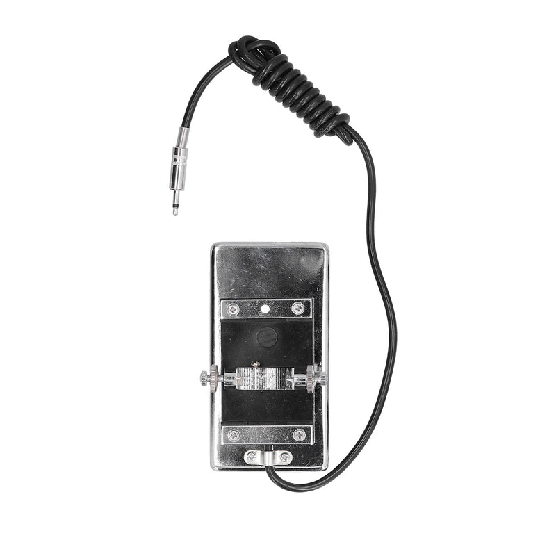 Morse CW Telegraph, Professional Morse CW Telegraph Straight Key, Stainless Steel CW Telegraph, Morse Communication,HY‑K4,