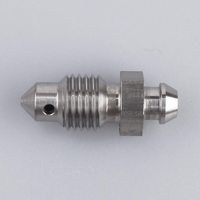 -4 AN Stainless Steel Bleeder Bleed Nipples Screw 7/16 x 20 Thread Brake Caliper Clutch Fitting 4AN