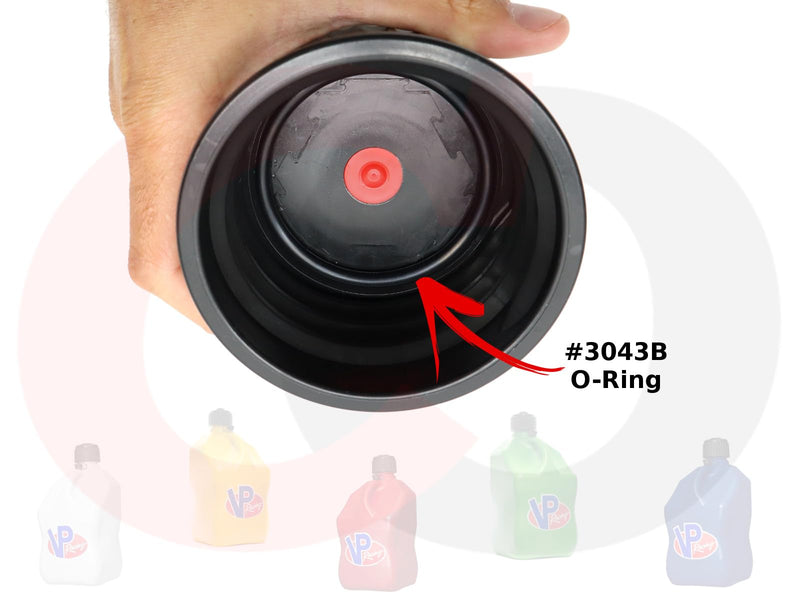 Captain O-Ring – Replacement 3043B O-Rings for VP Racing Fuels 3042 Gas Can/Utility Jug Caps (6 Pack)