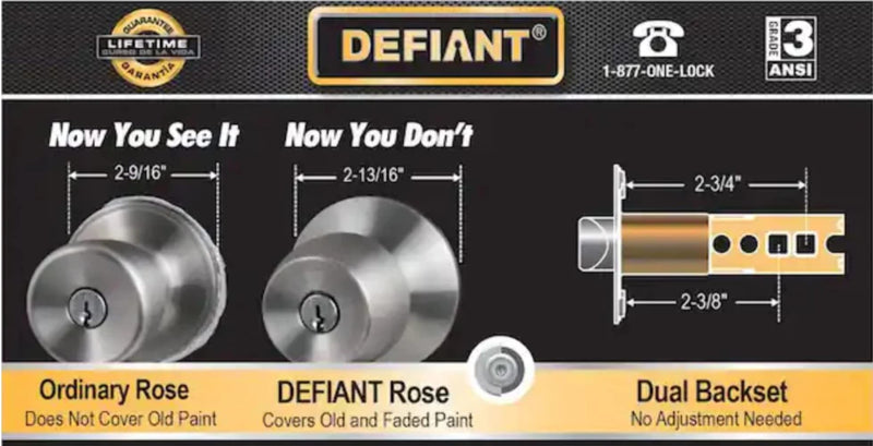 Defiant LYEX704B-L Naples Aged Bronze Left-Hand Dummy Door Lever