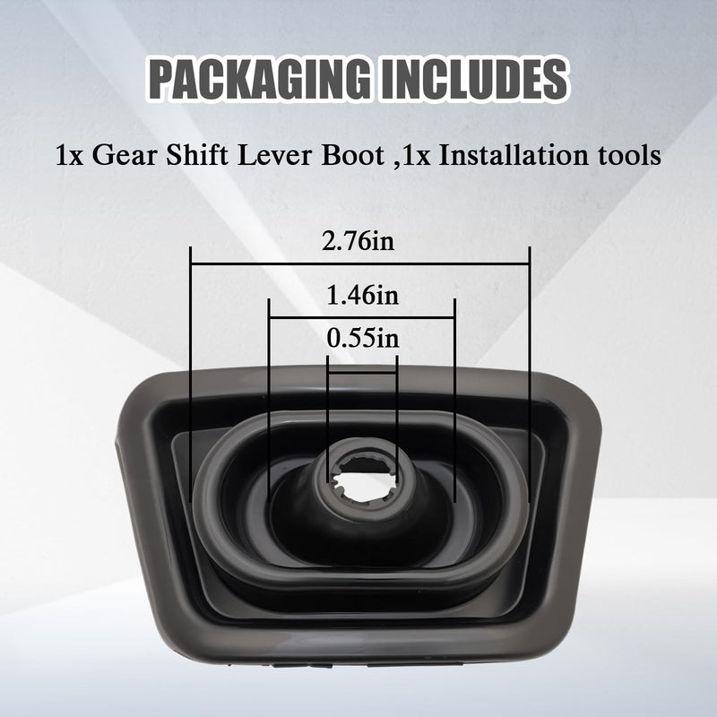 Gear Shift Lever Boot,Fit for Dodge Ram 1500 2500 3500 2011-2013, 2011 2012 2013 2014 2015 2016 2017 2018, 2011 2013-2018 2021 2022 Gear Shift Boot Cover, Replaces 68400287AA