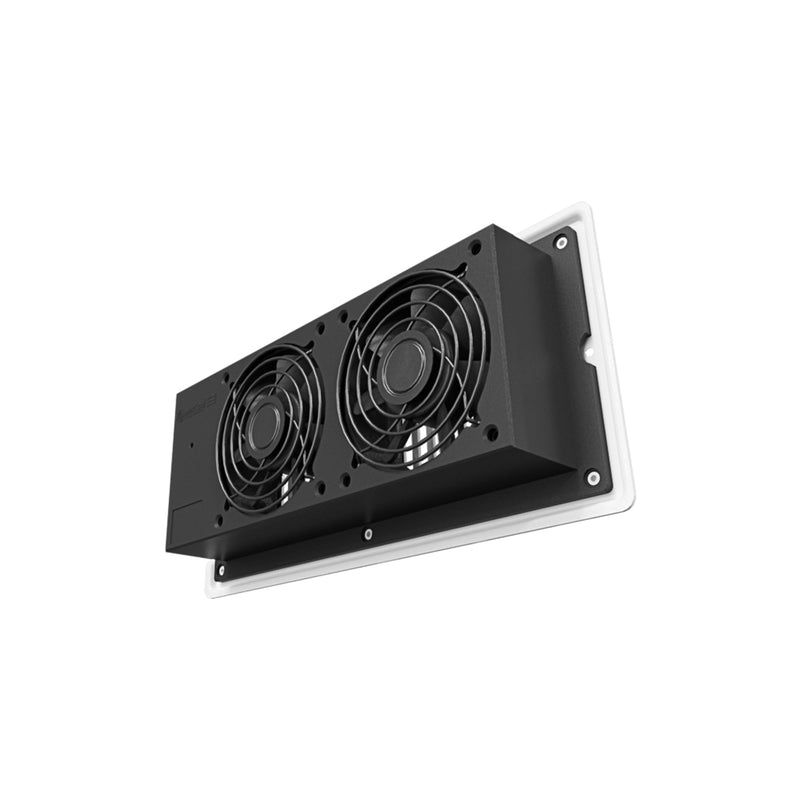 Quietcool Register Booster Fan for 4" x 10" Registers - Smart App Control - Quiet Vent Fan with Auto Thermostat - 10 Speeds