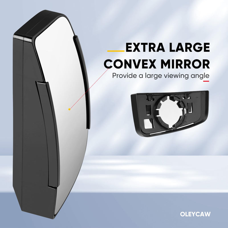 Lower Driver Side Mirror Replacement for Chevy Express 2500 3500 Van/GMC Savana 2500 3500 2003-2017, Chevrolet Express 1500/Savana 1500 Van 2003-2014 - Left Side View Convex Mirror Glass