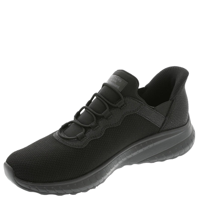 Skechers Women's Hands Free Slip-ins Work Squad Chaos SR - Jasul Shoe 8.5 Black